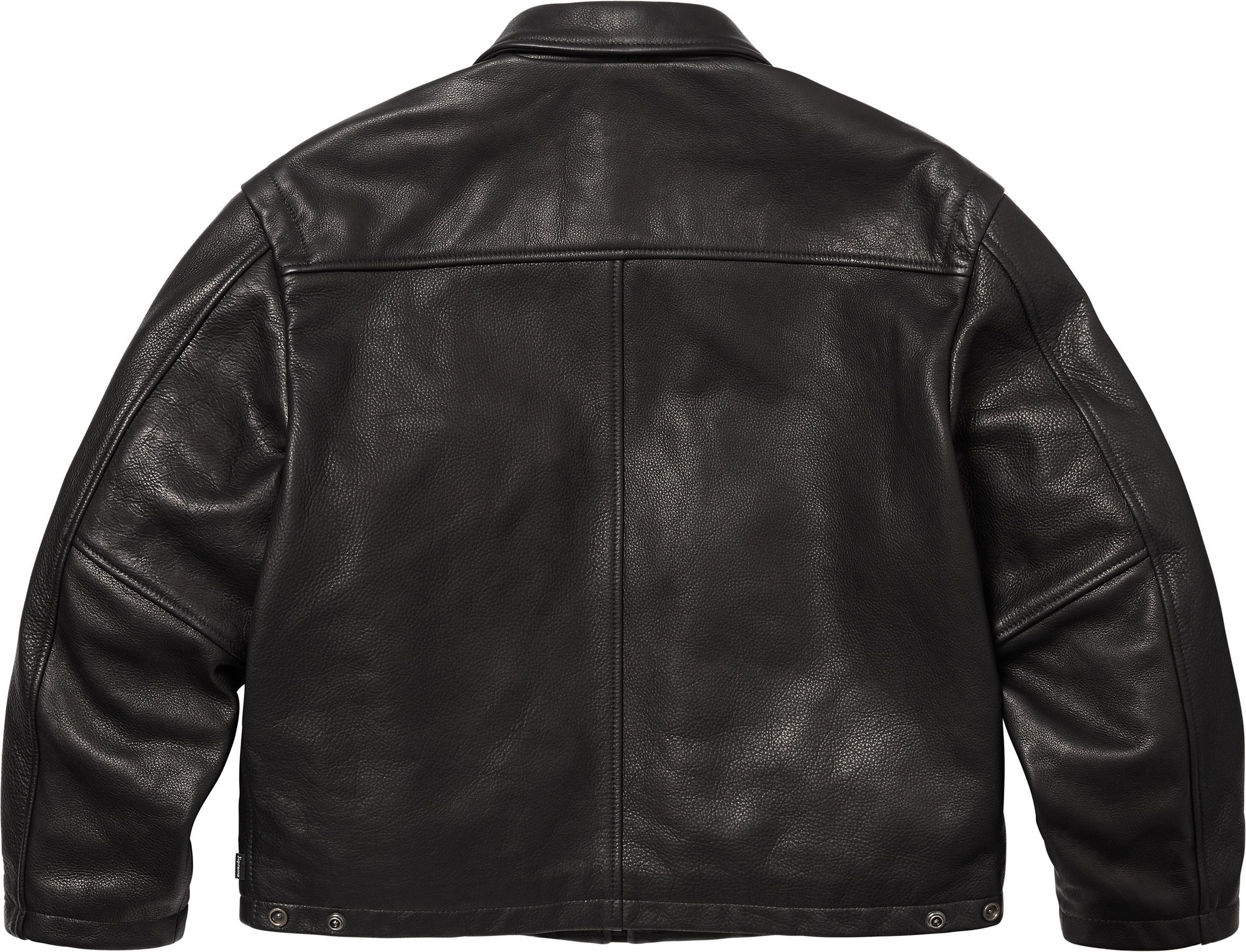 Supreme®/Schott® Leather Clip Jacket view 9